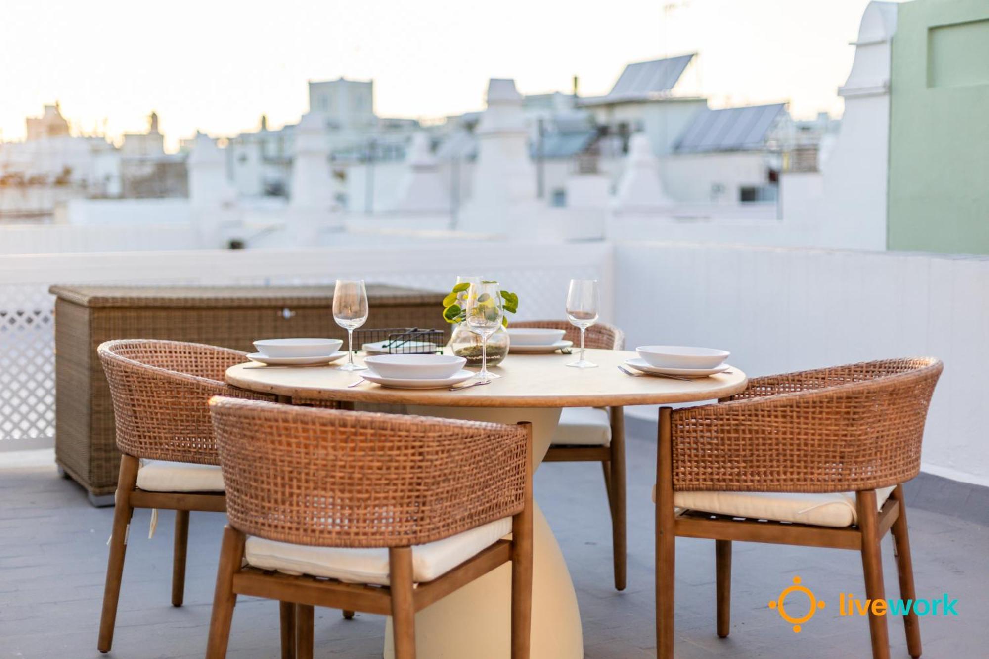 Terrace Home By Livework Cádiz Eksteriør billede